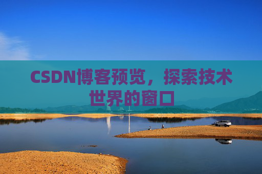 CSDN博客预览,探索技术世界的窗口 CSDN博客预览,探索技术世界的窗口